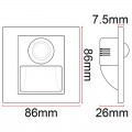 Wired motion sensor stair lights Wired motion sensor stair lights