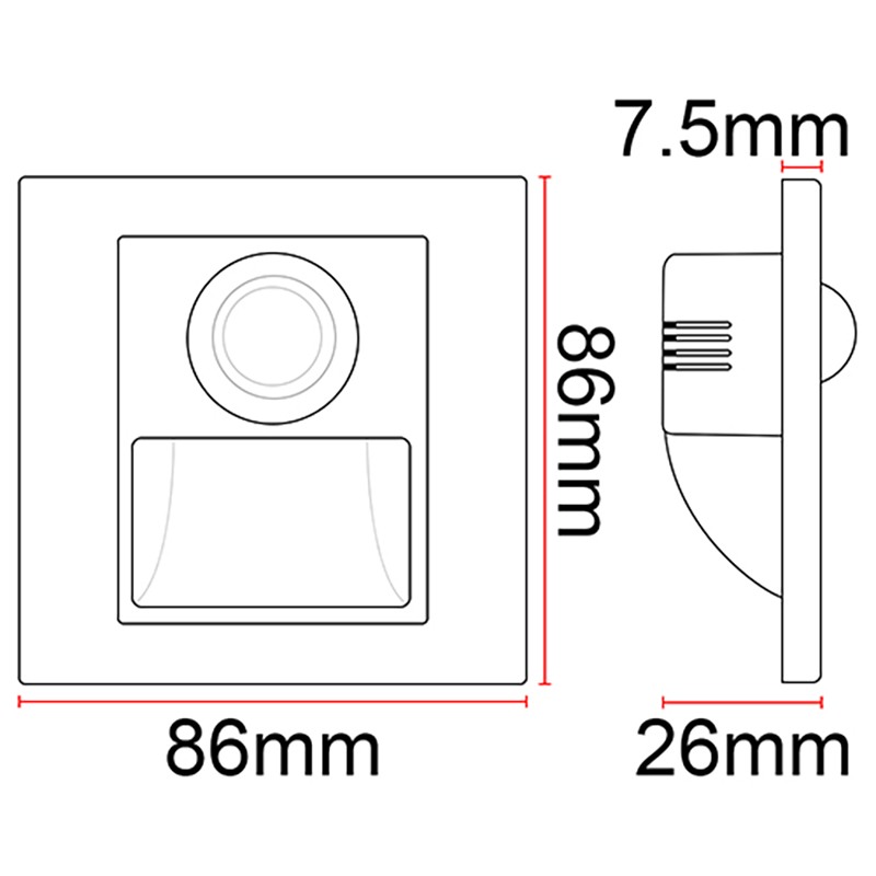 Wired motion sensor stair lights Wired motion sensor stair lights